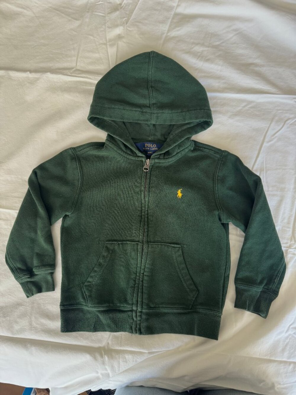 Polo Ralph Lauren Kids Green Zip-Up Hoodie